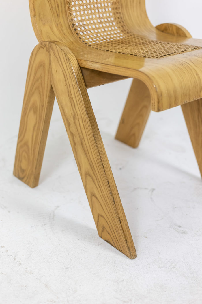 4 Italian design chairs - detail feet