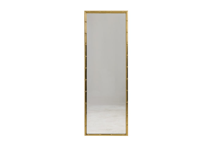 Miroir bambou - face