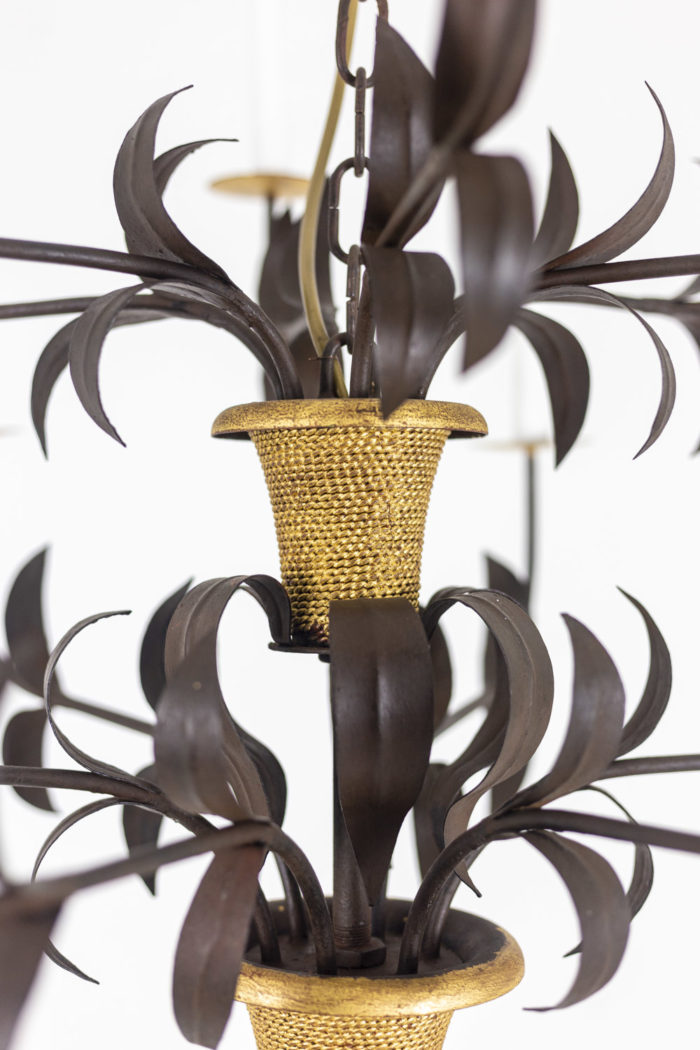 chandelier in wrought - detail planter