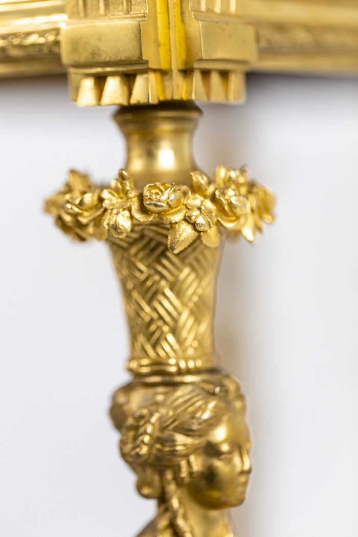 Table in gilt bronze - flowerpot