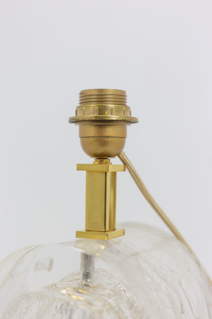 Oval lamp - brass
