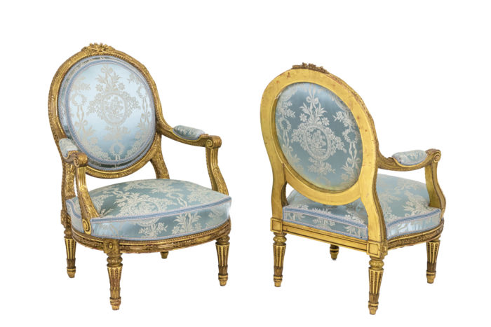 Paire of armchairs - both