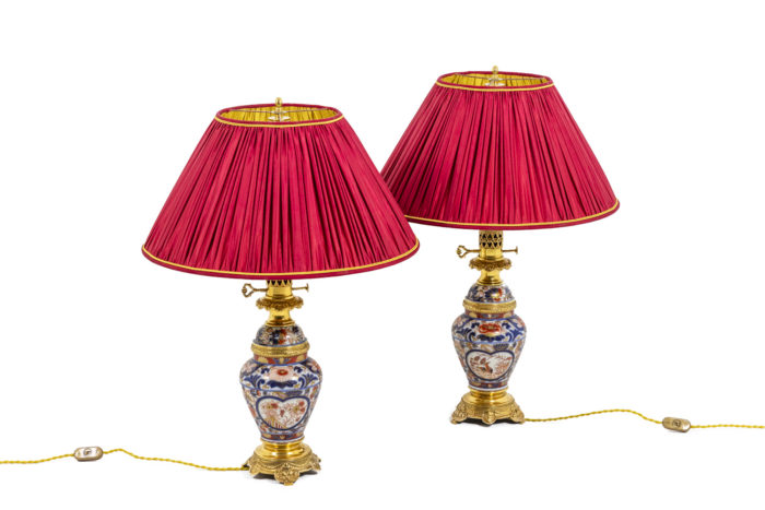 Pair of lamps Imari - the pair