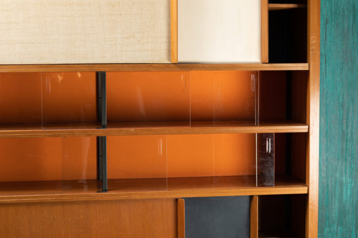 Bookcase Georges Frydman - focus shelves