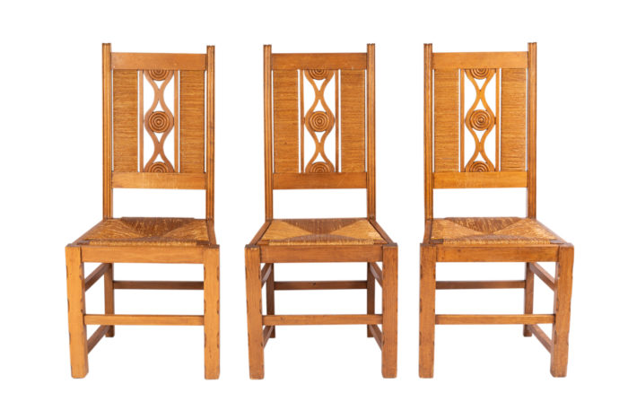 Charles Dudouyt - trois chaises