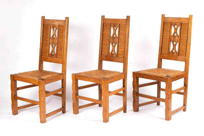 Charles Dudouyt - trois chaises de 3:4 2