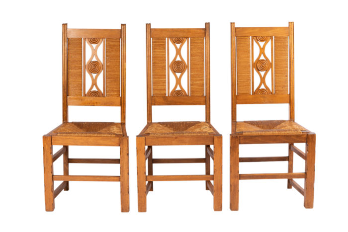 Charles Dudouyt - trois chaises de face 2