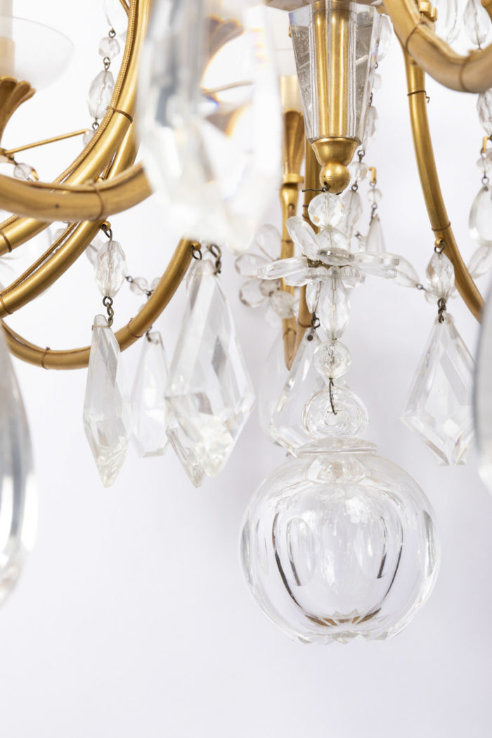 Chandelier style Directoire - crystal ball