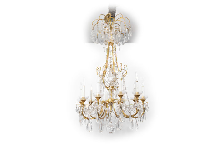 Chandelier style Directoire - face