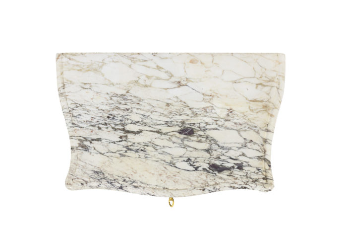 lacquer table - tray of marble