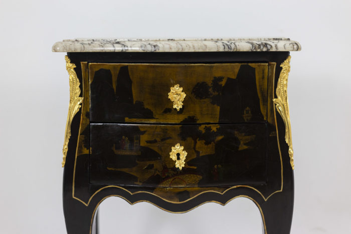 lacquer table - drawers