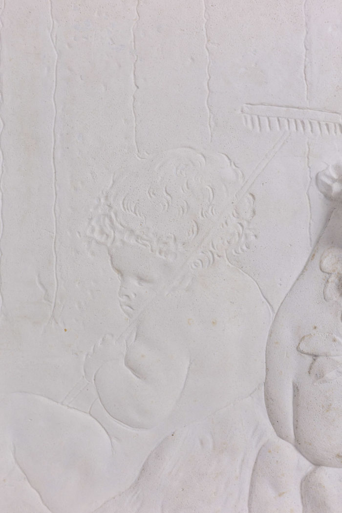 Pair of bas-reliefs - detail