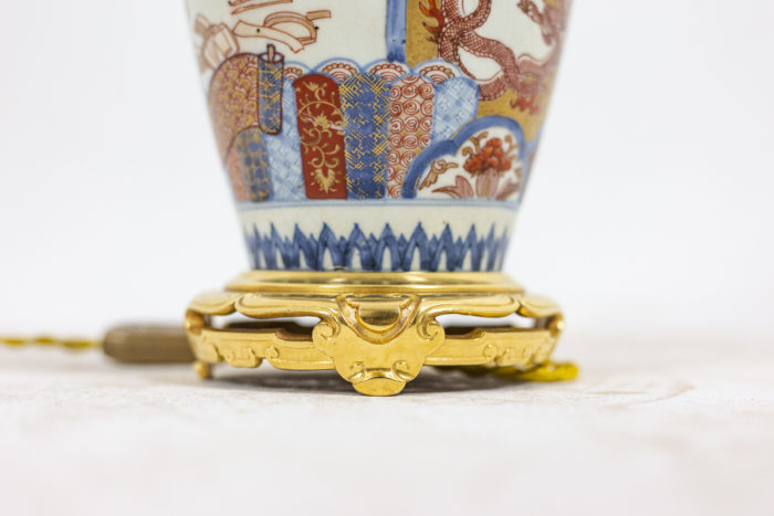 Lampe Imari - base en bronze