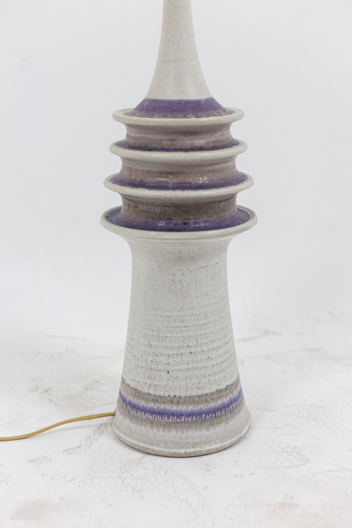 Lampe en céramique de Carl Cunningham - base