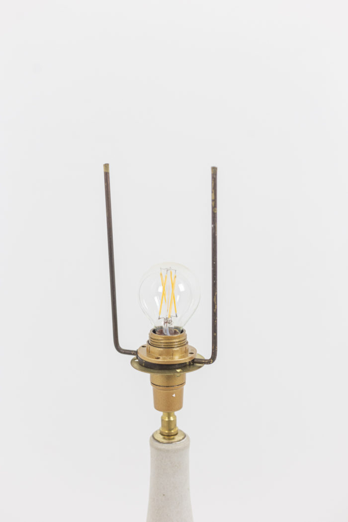Lampe en céramique de Carl Cunningham - focus douille