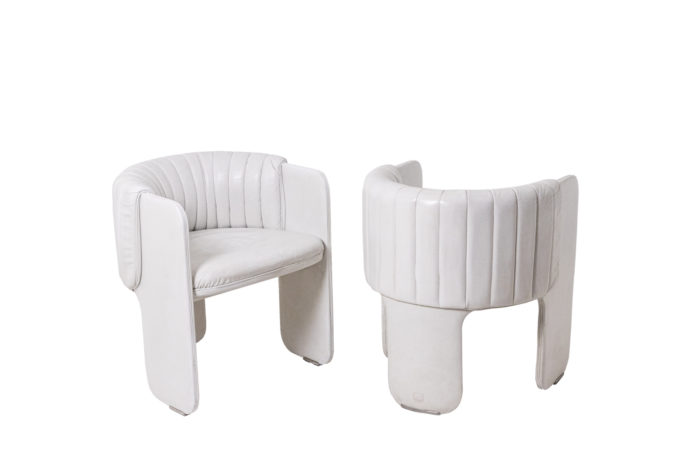 Pair of armchairs Poltrona et Frau - both