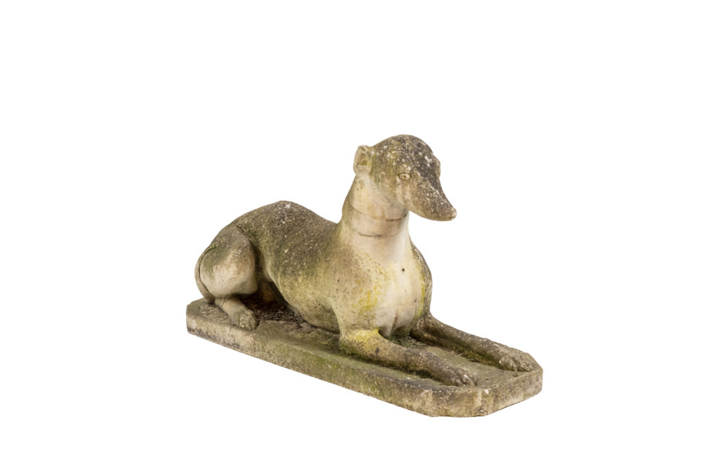Reconstructed stone dog, 1950s