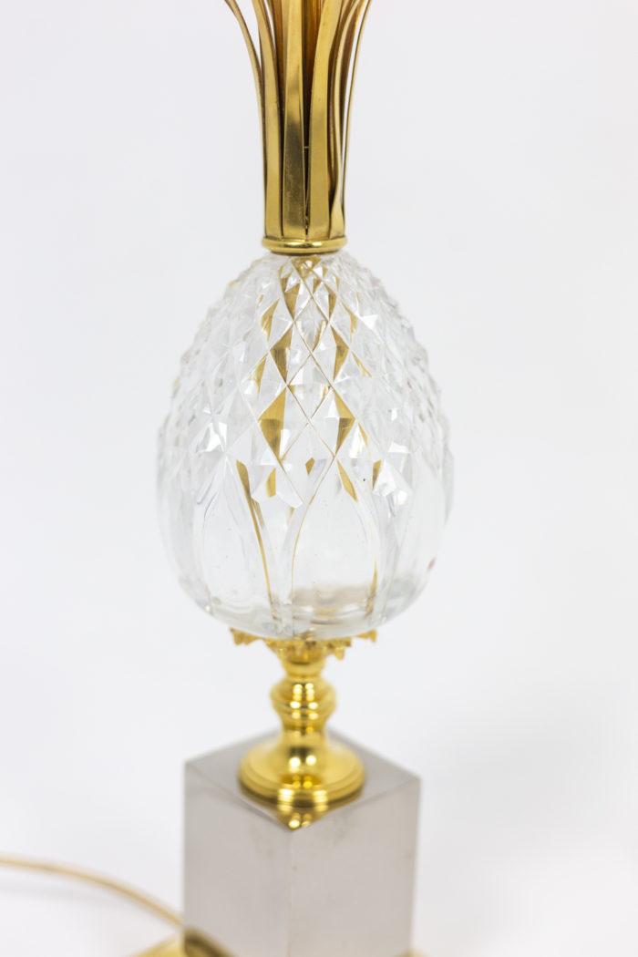 “Pineapple” lamp in brass and crystal - pinneapple