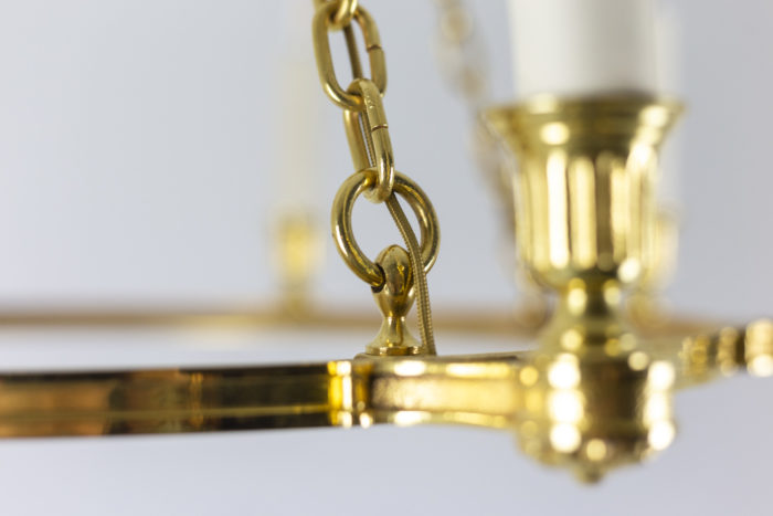 Chandelier in bronze - detail