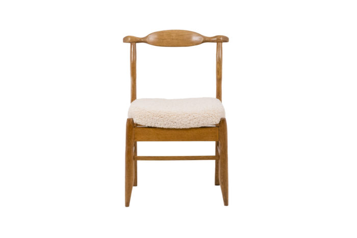 Set of five chairs Guillerme et Chambron - face