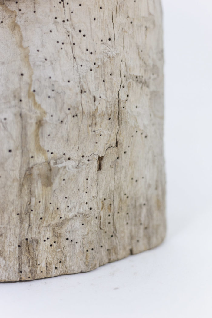 Sculpture abstract character  - détail wood