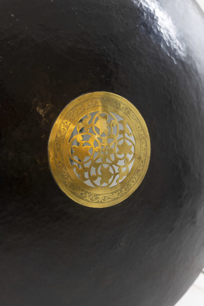 Wall light, or suspension, Moorish style - focus brass