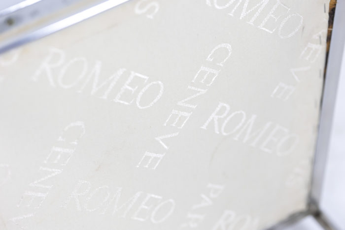 Chaise Romeo Rega - estampilles du tissu