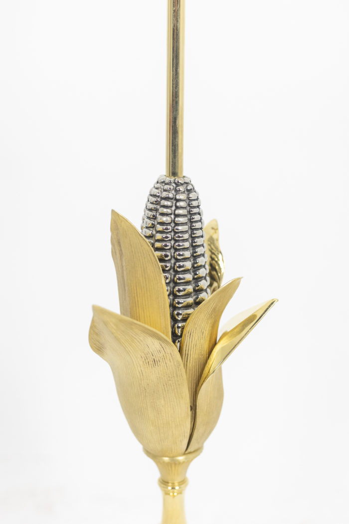 Lamp Maison Charles ear of corn in bronze silver and gold - detail
