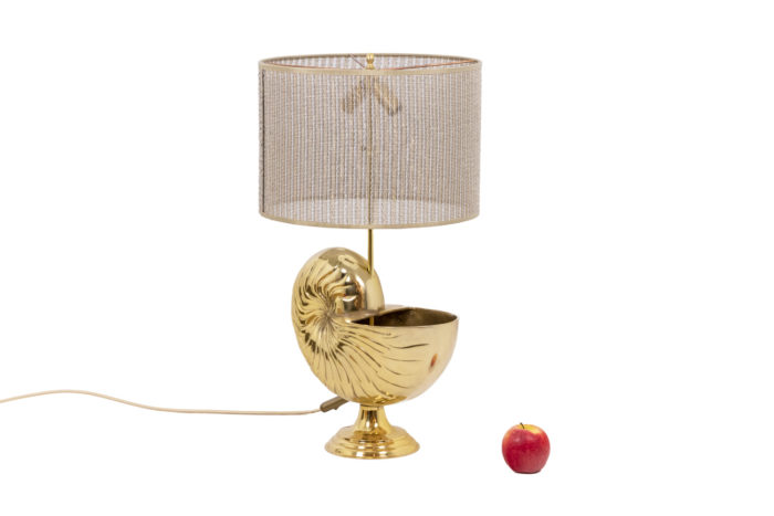 Lamp Nautilus in gilt bronze - ladder