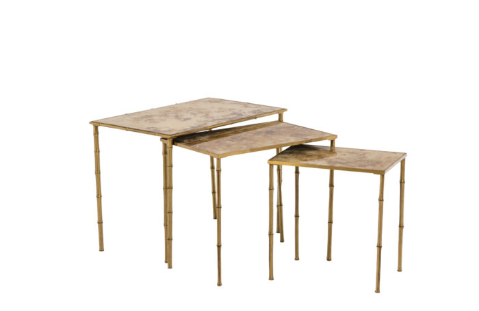 Set of three nesting tables - staging