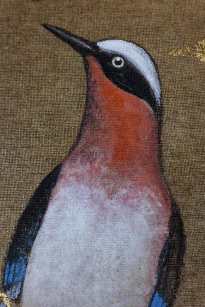Painted canvas - bird