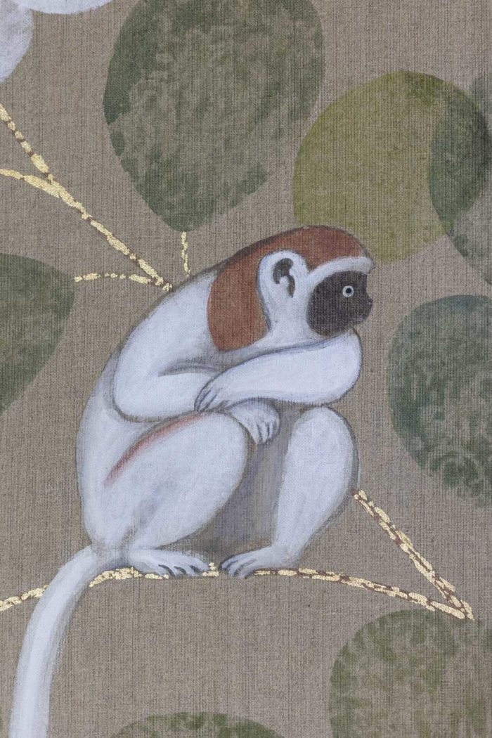 Toile peinte - singe