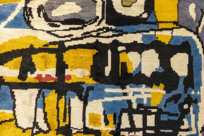 Tapestry in the style of Basquiat - other zoom