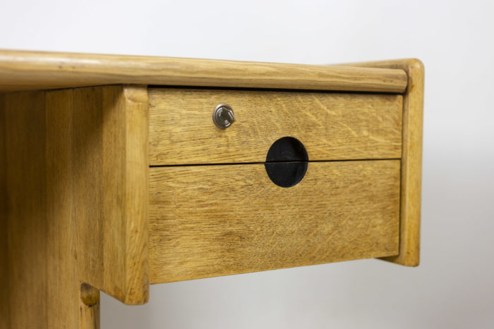 Desk in oak - caisson