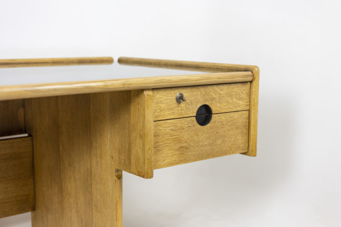 Desk in oak - caisson vue