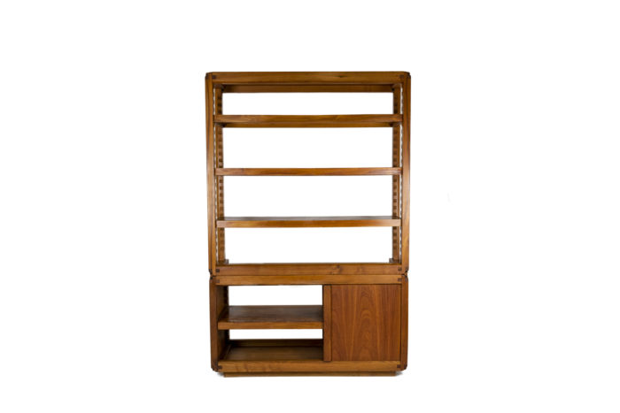Pierre Chapo, Shelves cabinet in natural elm - back