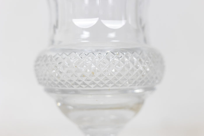 Vase in crystal in Medici shaped, Twentieth century - body