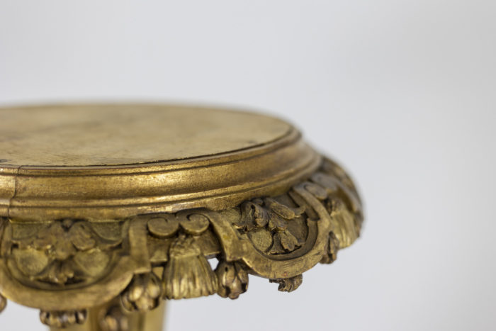 Louis XIV style stand in gilded and carved wood