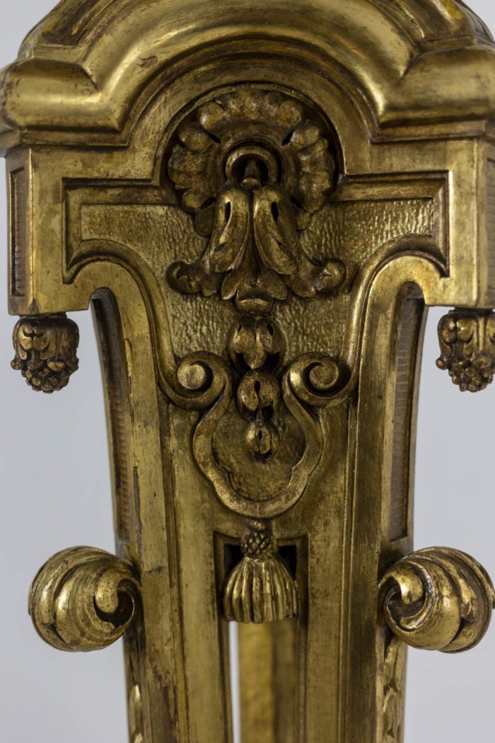 Louis XIV style stand in gilded and carved wood