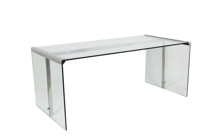 Gallotti&Radice, Desk in glass, 1970s - 3:4