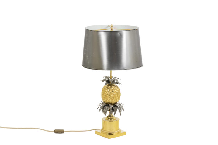 Lampe Charles en bronze - face