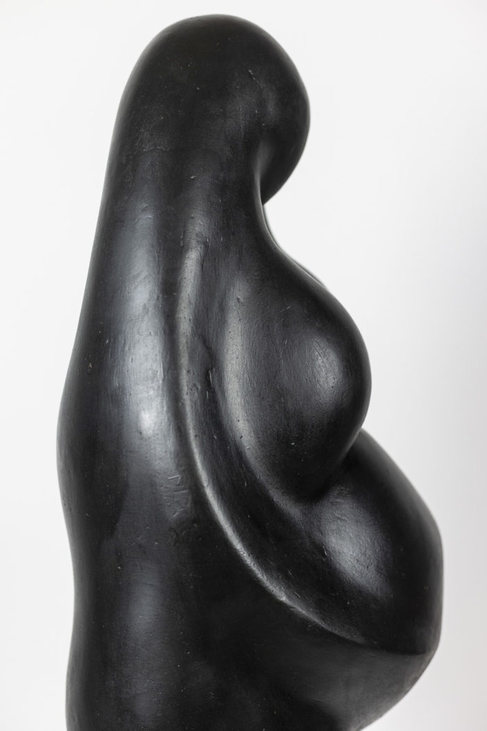 Dragoljub Milosevic, Sculpture "Maternity", 1970s - focus profile