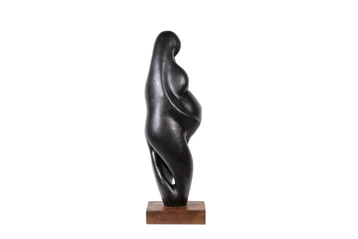 Dragoljub Milosevic, Sculpture "Maternity", 1970s - profile