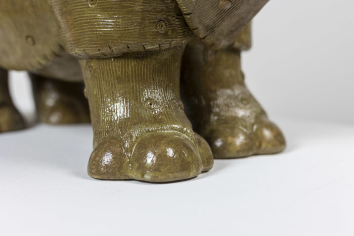 Valérie Courtet, Sculpture in glazed stoneware, contemporary work - pieds