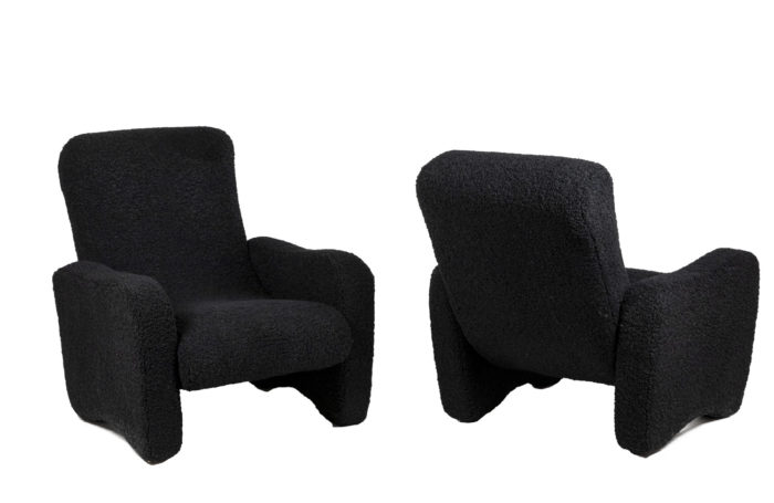 Pair of armchairs "lounge", 1970s - both