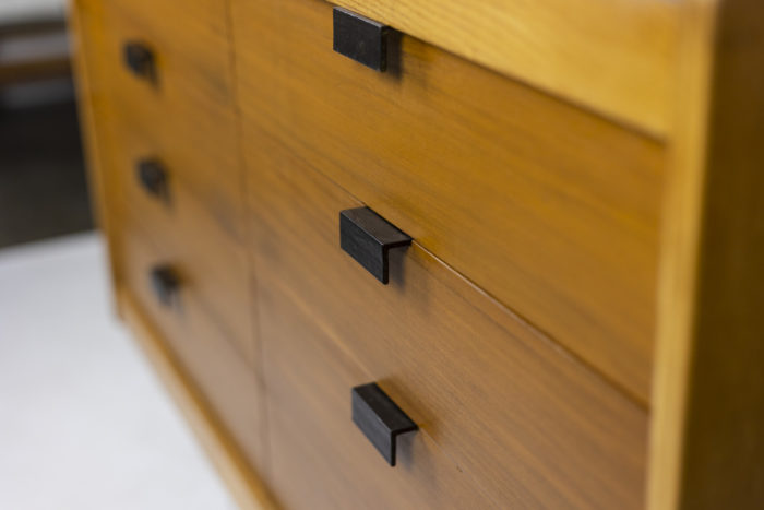 Alain Richard for Charron Group 4, Chest of drawers, Year 1954 - zoom handles