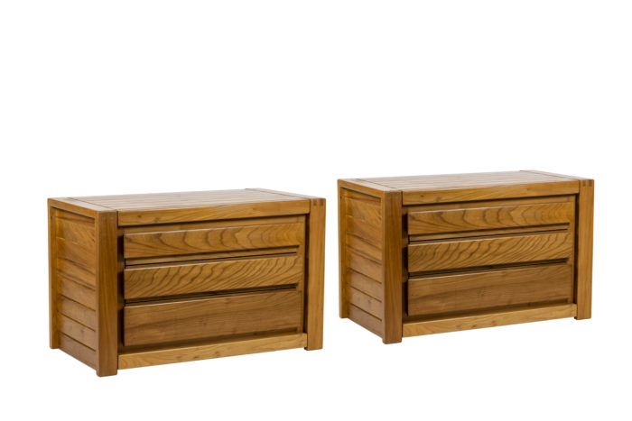 Maison Regain, Chest of drawers in elm - both