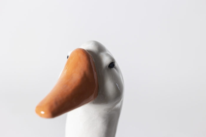 Valérie Courtet, Glazed sandstone goose, contemporary work