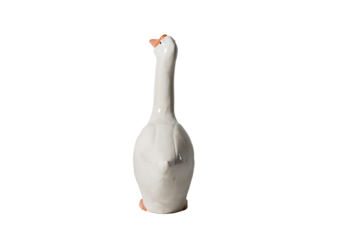 Valérie Courtet, Glazed sandstone goose, contemporary work - back