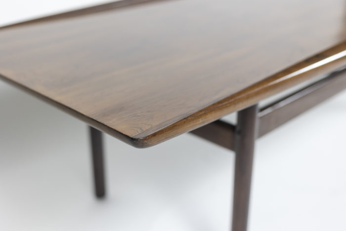 Grete Jalk, Table basse en palissandre - détail